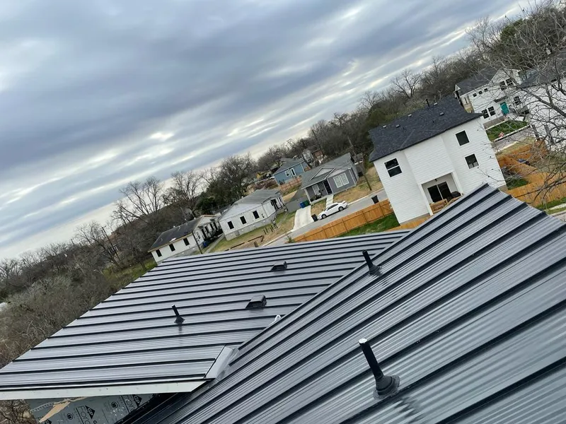 Standing seam metal roof panels with vents for Skylight Repair in Alice